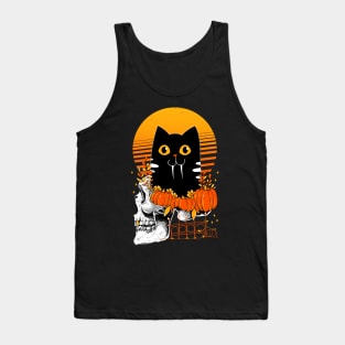 Halloween Cat Tank Top